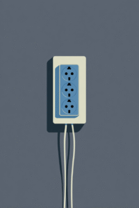 regleta para conectar enchufes en malta